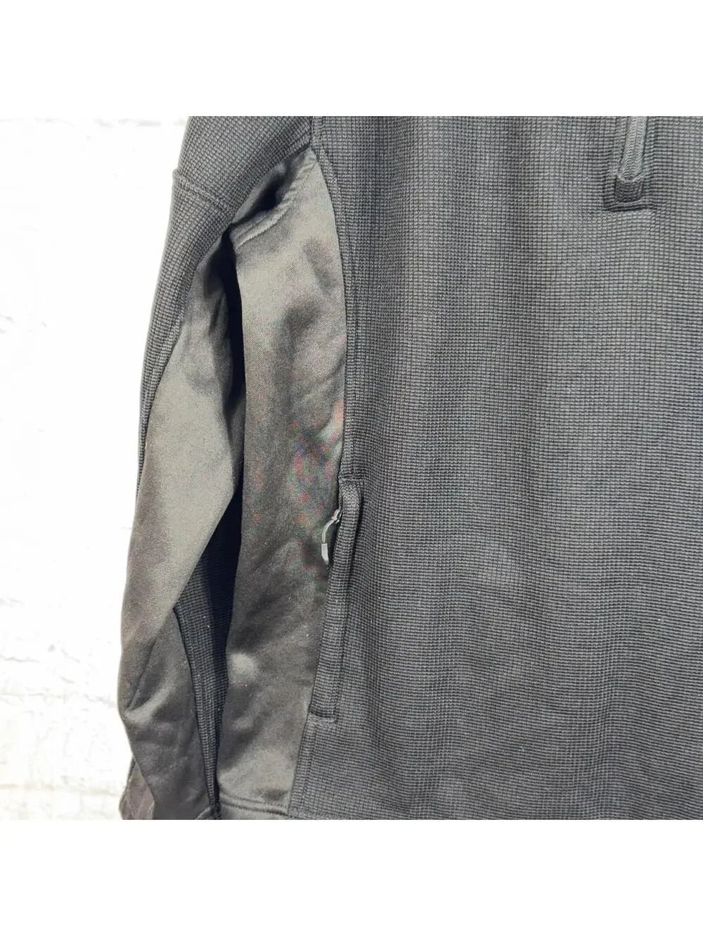 Spyder Large Black Quarter-Zip Pullover Sweater
